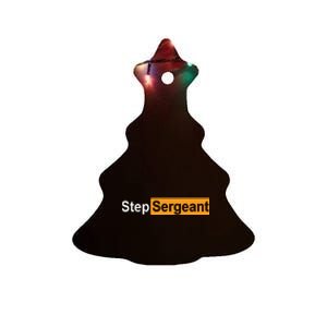 Step Sergeant Ceramic Tree Ornament