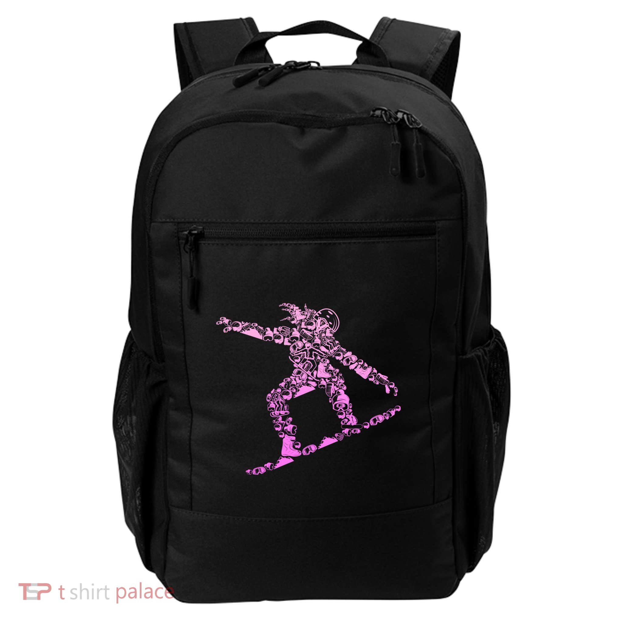 Snowboard Snowboarder Snowboarding Gift Daily Commute Backpack