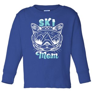 Ski Skier Skiing Great Gift Ski Mom Cute Gift Toddler Long Sleeve Shirt