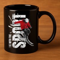 Snow Skiing 11oz C Handle Ceramic Mug