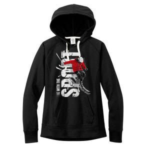 Snow Skiing Women's Fleece Hoodie