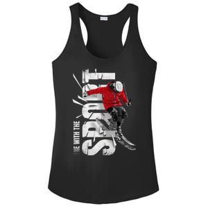 Snow Skiing Ladies PosiCharge Competitor Racerback Tank