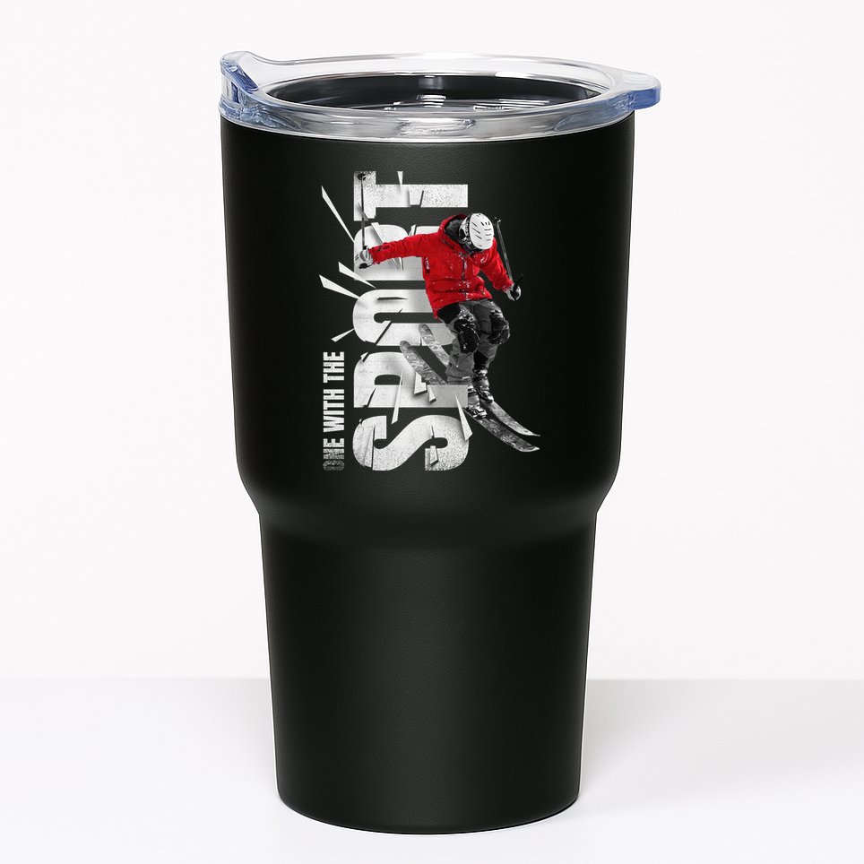 Snow Skiing Tumbler