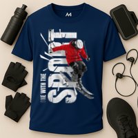 Snow Skiing Cooling Performance Crew T-Shirt