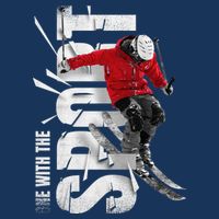 Snow Skiing Cooling Performance Crew T-Shirt