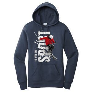 Snow Skiing Women's Pullover Hoodie