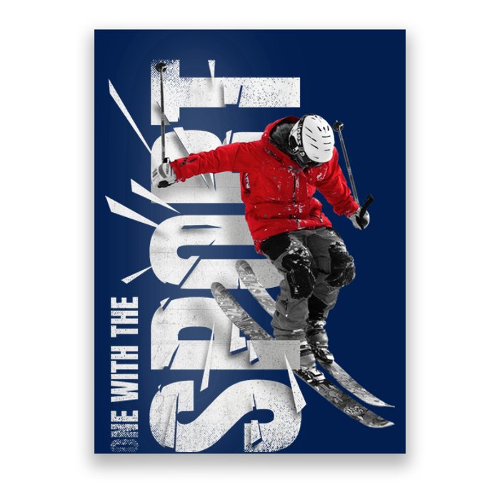 Snow Skiing Poster