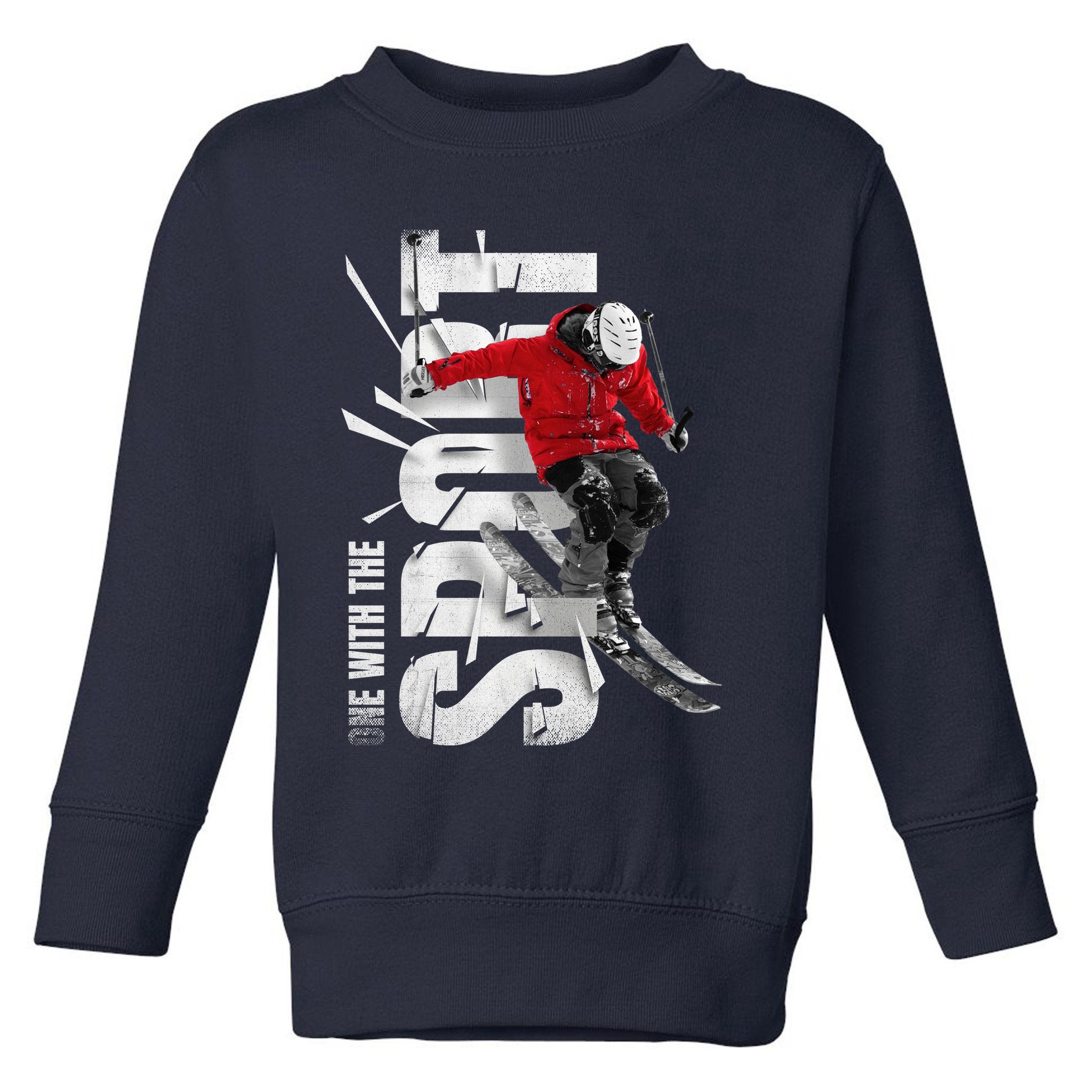 Snow Skiing Toddler Sweatshirt
