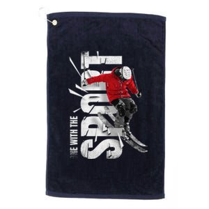 Snow Skiing Platinum Collection Golf Towel