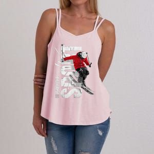 Snow Skiing Women's Strappy Tank