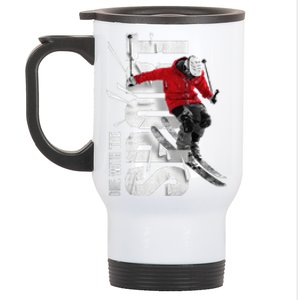 Snow Skiing Stainless Steel Travel Mug