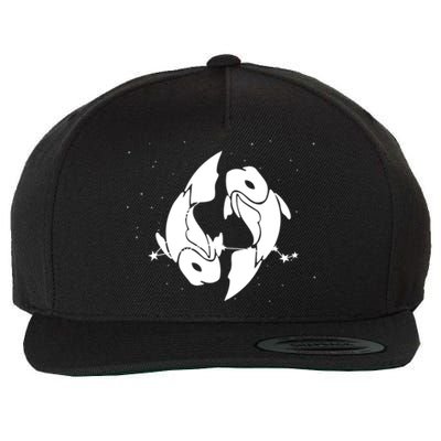 Star Sign Symbol Horoscope Pisces Zodiac Gift Wool Snapback Cap