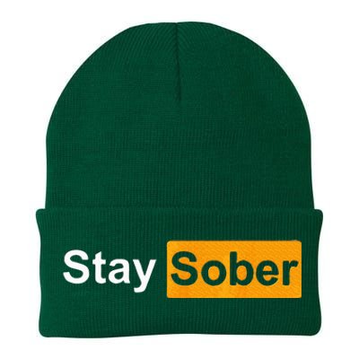 Stay Sober Knit Cap Winter Beanie