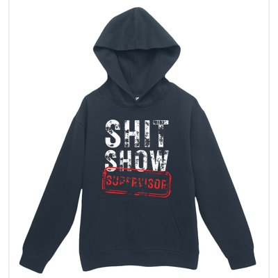 S.H.I.T Show Supervisor Hilarious Vintage Funny Sarcastic Urban Pullover Hoodie