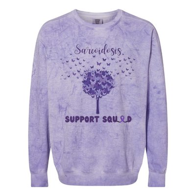 Sarcoidosis Support Squad Colorblast Crewneck Sweatshirt