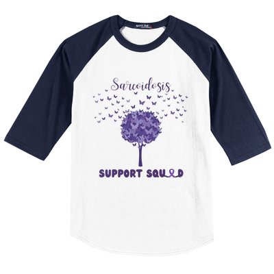 Sarcoidosis Support Squad Baseball Sleeve Shirt