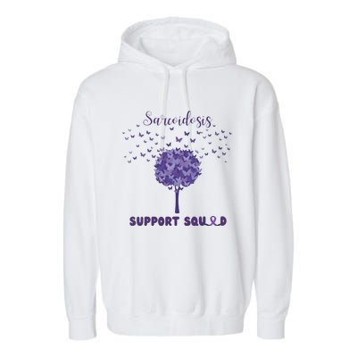 Sarcoidosis Support Squad Garment-Dyed Fleece Hoodie