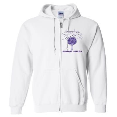 Sarcoidosis Support Squad Full Zip Hoodie