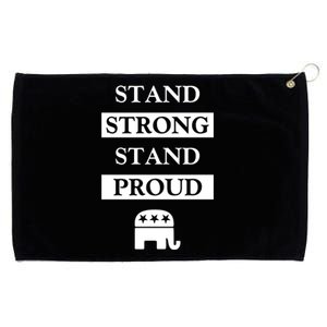 Stand Strong Stand Proud | Republican Party Grommeted Golf Towel