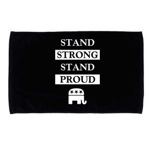 Stand Strong Stand Proud | Republican Party Microfiber Hand Towel