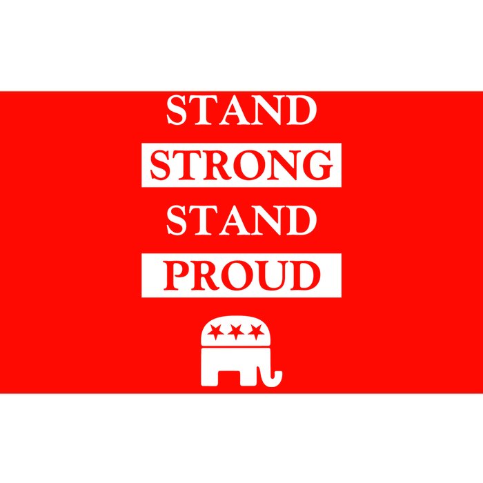 Stand Strong Stand Proud | Republican Party Bumper Sticker