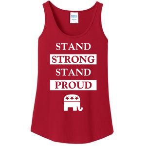 Stand Strong Stand Proud | Republican Party Ladies Essential Tank