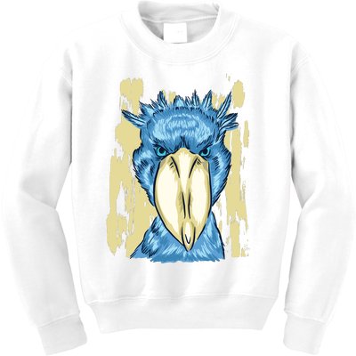 Shoebilled Stork Kids Sweatshirt