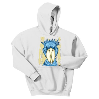 Shoebilled Stork Kids Hoodie