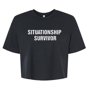 Situationship Survivor Bella+Canvas Jersey Crop Tee