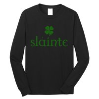 Slainte Shamrock St Patrick's Day Matching Long Sleeve Shirt