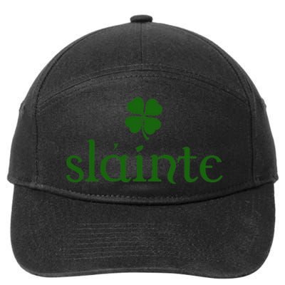 Slainte Shamrock St Patrick's Day Matching 7-Panel Snapback Hat