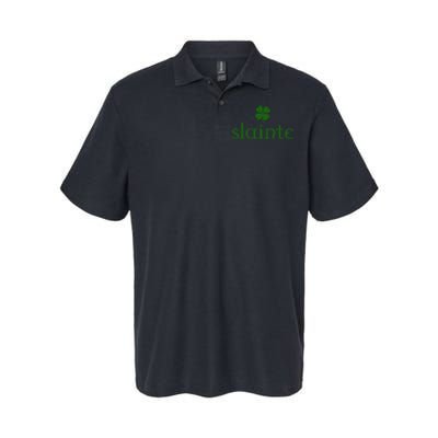 Slainte Shamrock St Patrick's Day Matching Softstyle Adult Sport Polo