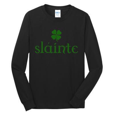 Slainte Shamrock St Patrick's Day Matching Tall Long Sleeve T-Shirt