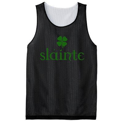 Slainte Shamrock St Patrick's Day Matching Mesh Reversible Basketball Jersey Tank