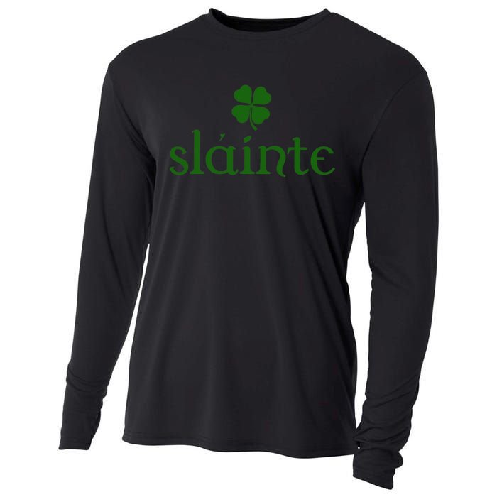 Slainte Shamrock St Patrick's Day Matching Cooling Performance Long Sleeve Crew