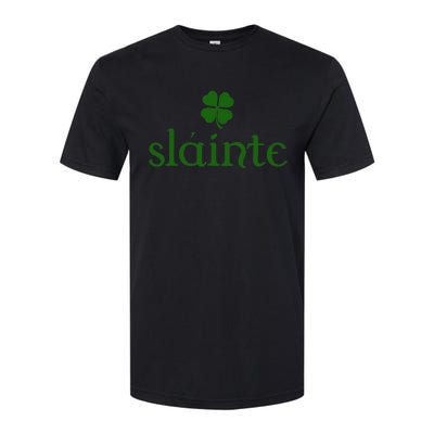 Slainte Shamrock St Patrick's Day Matching Softstyle CVC T-Shirt