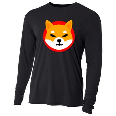 Shiba SHIB Shiba Token Shiba Inu Coin Cooling Performance Long Sleeve Crew