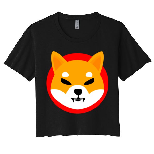 Shiba SHIB Shiba Token Shiba Inu Coin Women's Crop Top Tee
