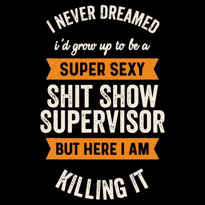 Shit Show Supervisor Funny Men Women Sarcastic Retro Novelty Womens Tank Top