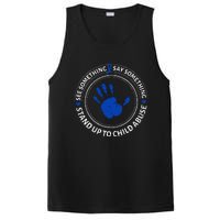 See Something Say Something Child Abuse Awareness Ribbon PosiCharge Competitor Tank