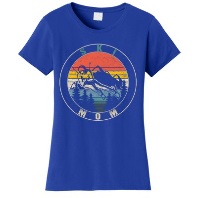 Ski Snowboard Skiing Mom Snowboarder Mountain Skier Mother Gift Women's T-Shirt