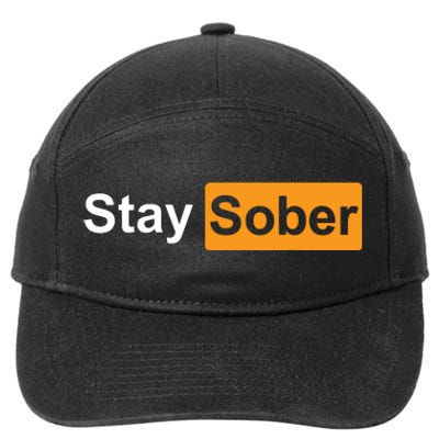 Stay Sober 7-Panel Snapback Hat