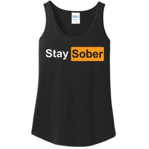 Stay Sober Ladies Essential Tank