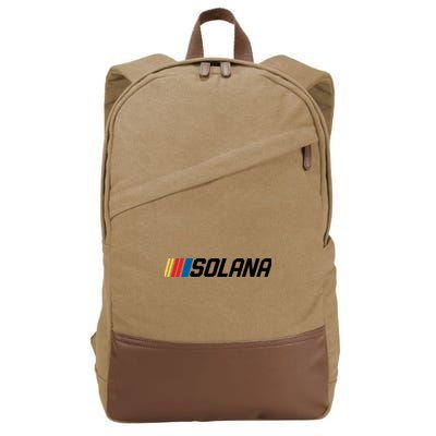 Solana Steve Solana Cotton Canvas Backpack