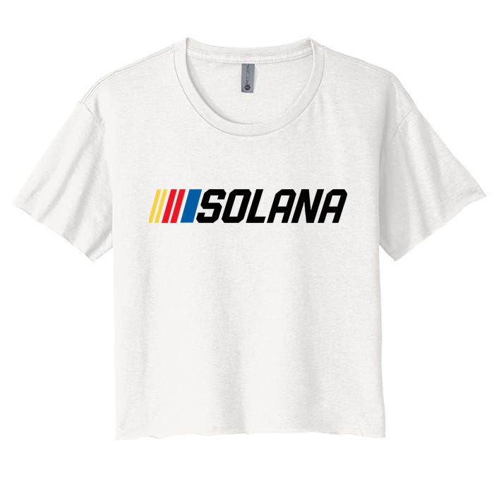 Solana Steve Solana Women's Crop Top Tee