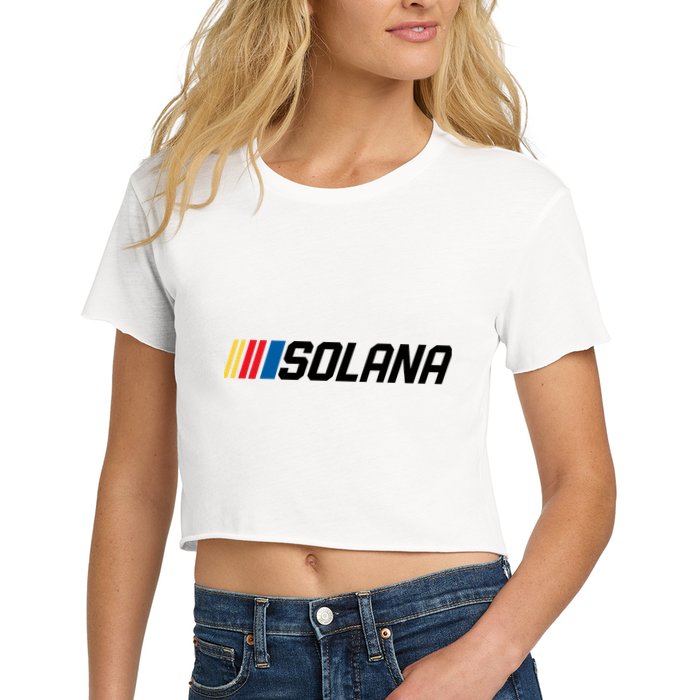 Solana Steve Solana Women's Crop Top Tee