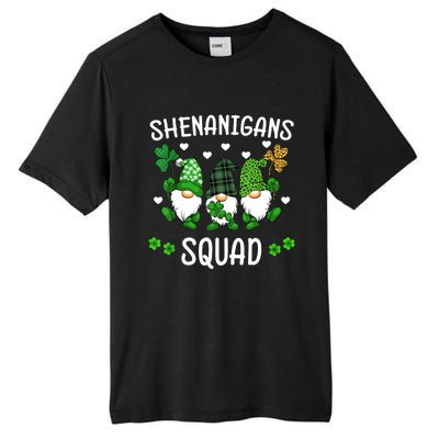 Shenanigans Squad St Patricks Day Gnomes Green Proud Irish Tall Fusion ChromaSoft Performance T-Shirt