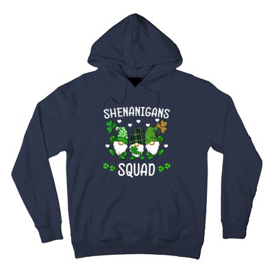 Shenanigans Squad St Patricks Day Gnomes Green Proud Irish Hoodie