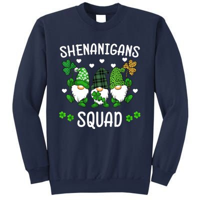 Shenanigans Squad St Patricks Day Gnomes Green Proud Irish Sweatshirt