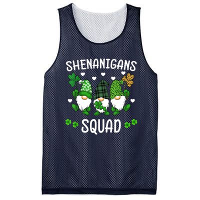 Shenanigans Squad St Patricks Day Gnomes Green Proud Irish Mesh Reversible Basketball Jersey Tank